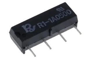 Reedrelä SIL 5V 1-pol 1A - 250VDC NO @ electrokit