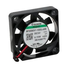 Fläkt 30x30x6mm 5VDC 23.6dBA 8.3m³/h @ electrokit