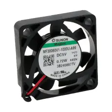 Fläkt 30x30x6mm 5VDC 23.6dBA 8.3m³/h @ electrokit