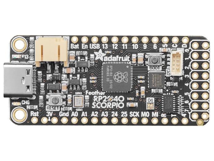 Adafruit Feather RP2040 SCORPIO - NeoPixel-drivkort 8-kan @ electrokit (1 of 8)