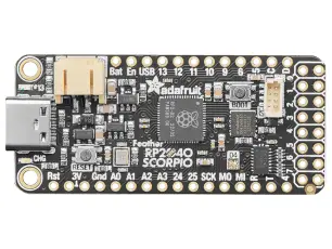 Adafruit Feather RP2040 SCORPIO - NeoPixel-drivkort 8-kan @ electrokit
