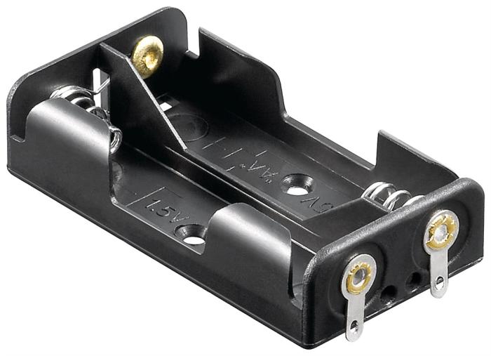 Batterihållare 2x AA lödanslutning @ electrokit (1 av 1)
