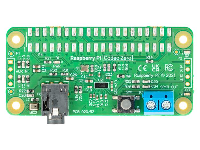 IQaudio Codec Zero @ electrokit (2 av 2)