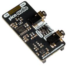 Sound card for Raspberry Pi Pico 32bit stereo DAC - I2C @ electrokit