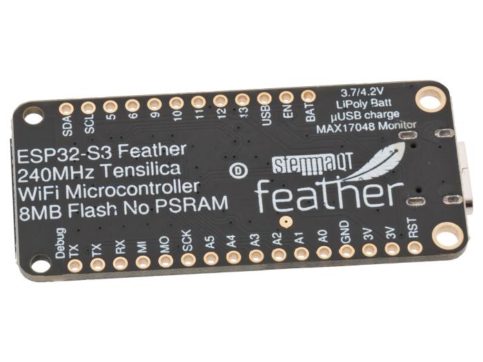 ESP32-S3-MINI Adafruit Feather 8MB @ electrokit (2 av 2)