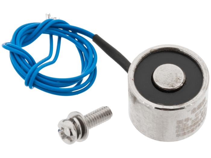 Elektromagnet ø20x15mm 2.5kg @ electrokit (1 av 2)