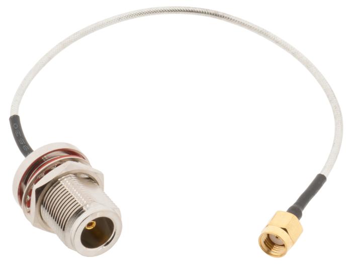 Adapterkabel N-hona - RP-SMA @ electrokit (1 av 5)