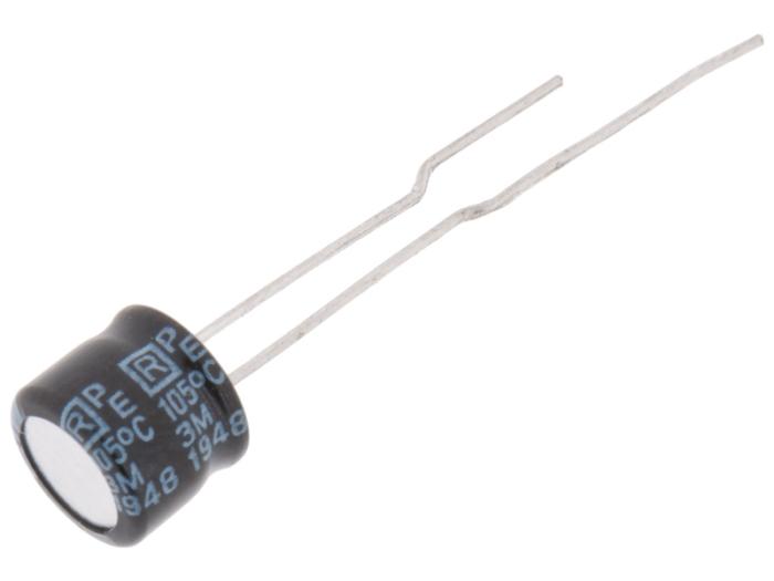 El.lyt 100uF 16V 105C ø6.3x5mm @ electrokit (1 of 1)