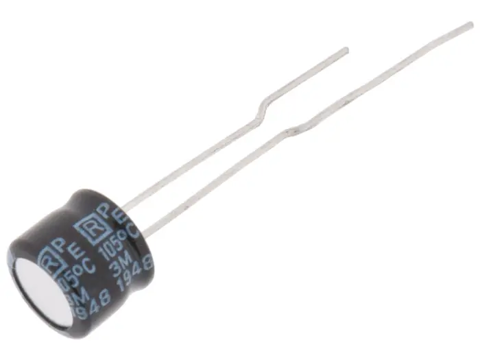 El.lyt 100uF 16V 105C ø6.3x5mm @ electrokit (1 av 1)