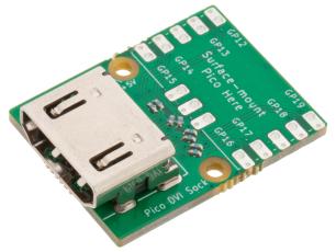 HDMI for Raspberry Pi Pico with DVI Sock @ electrokit