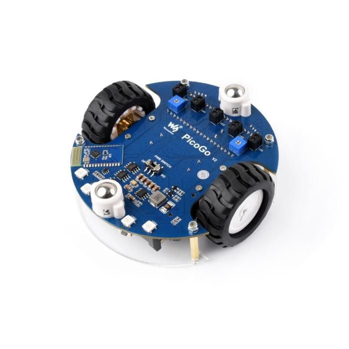 Pico2Go robot car kit - Inkl RP2350 4MB @ electrokit (7 av 13)