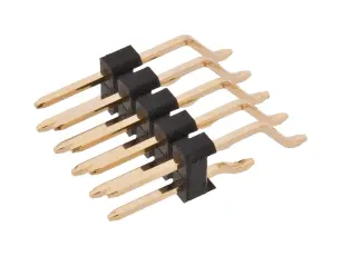 Stiftlist 2.54mm 2x5-pol vinklad SMD @ electrokit