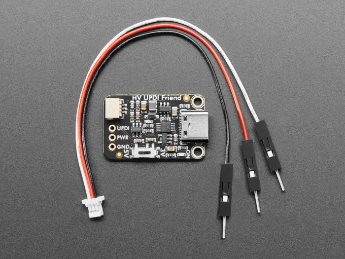 Adafruit High Voltage UPDI Friend - USB Serial UPDI Programmer @ electrokit (3 av 5)
