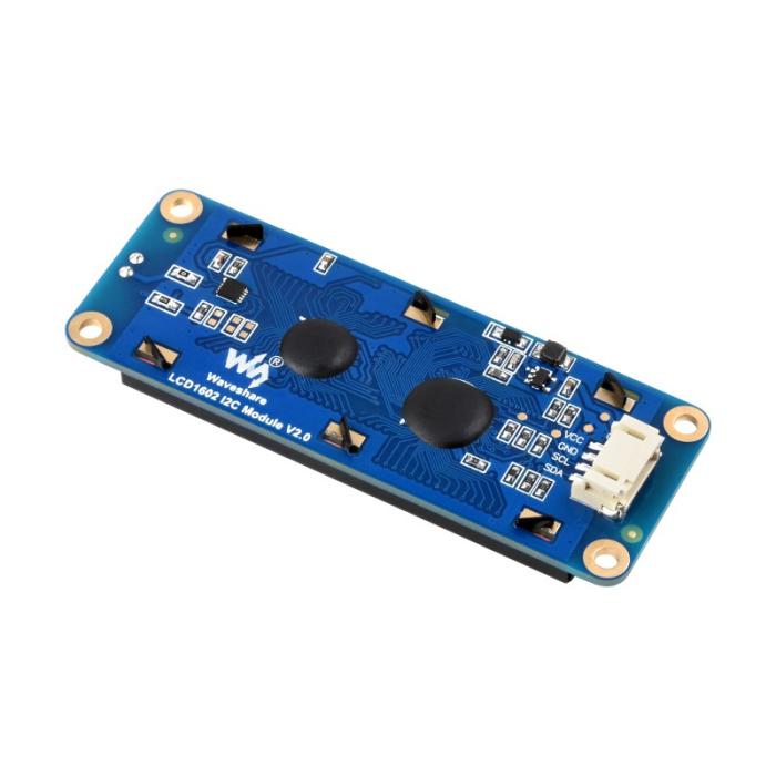 LCD 2x16 tecken vit/blå 3.3/5V - I2C @ electrokit (4 av 9)