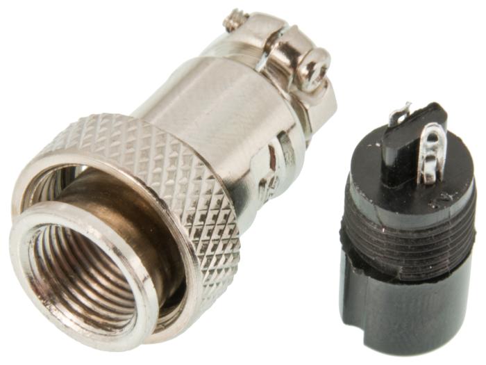 Connector GX12 jack 2-pin @ electrokit (2 of 3)