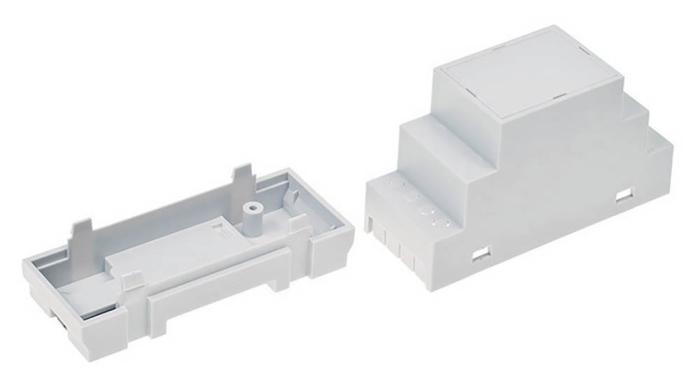 Kapsling för DIN-skena 2 modul @ electrokit (2 av 3)