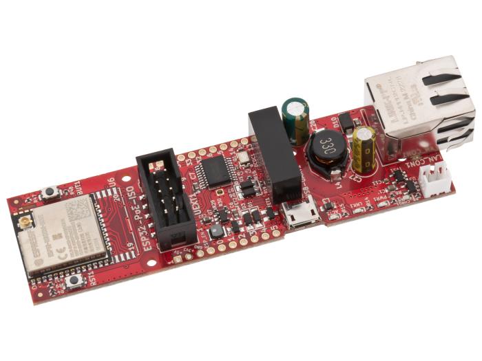 ESP32-WROOM-32UE utvecklingskort PoE - extern antenn @ electrokit (3 av 5)