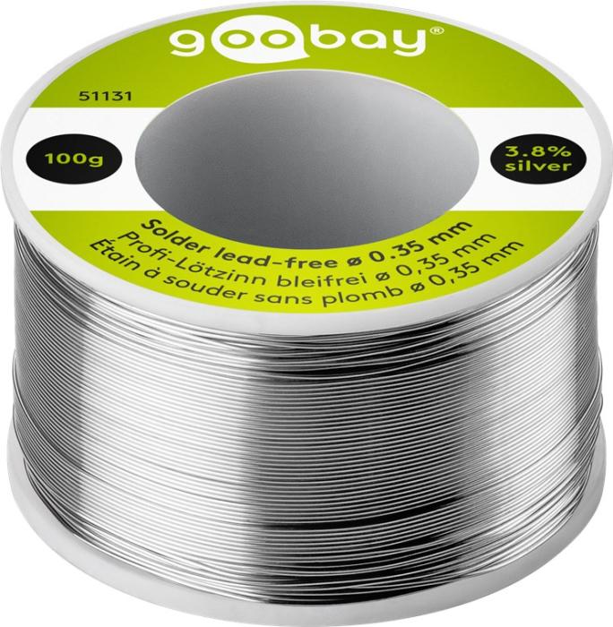 Lödtenn Sn/Cu/Ag 0.35mm 100g blyfritt @ electrokit (1 av 1)