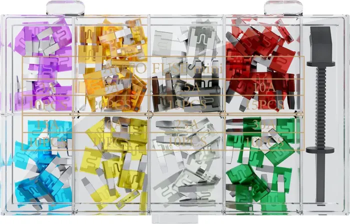 Blade Fuse Assortment MINI ATM 100 pcs @ electrokit (1 of 2)