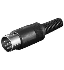 DIN hane 6-pol 240° @ electrokit