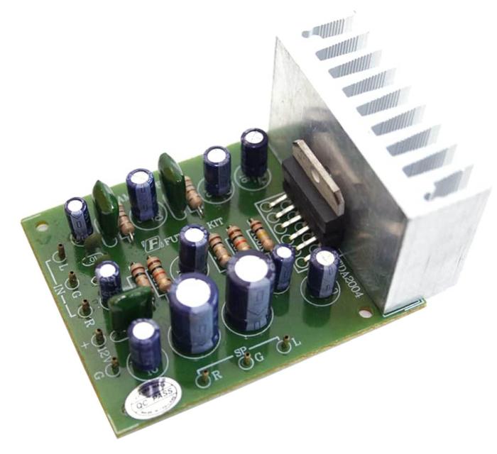 Förstärkare 2 x 8W stereo - byggsats @ electrokit (1 av 1)
