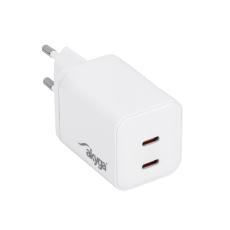 Dual USB-C PD GaN charger 45W @ electrokit