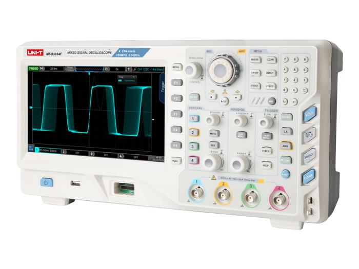 Oscilloskop MSO 350MHz 4+16-kan Uni-T MSO3354E-S @ electrokit (2 av 3)
