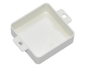 Enclosure 40x40x12mm for potting white @ electrokit