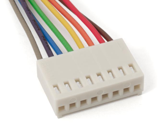 Kontakthus KK med kabel 8-pol 20cm @ electrokit (2 av 2)