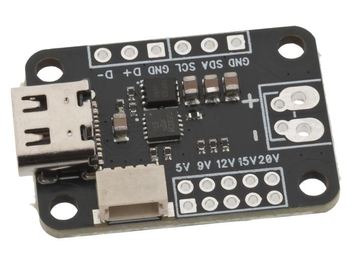 Strömförsörjningskort PD-Trigger USB-C 5-20V @ electrokit (4 av 4)