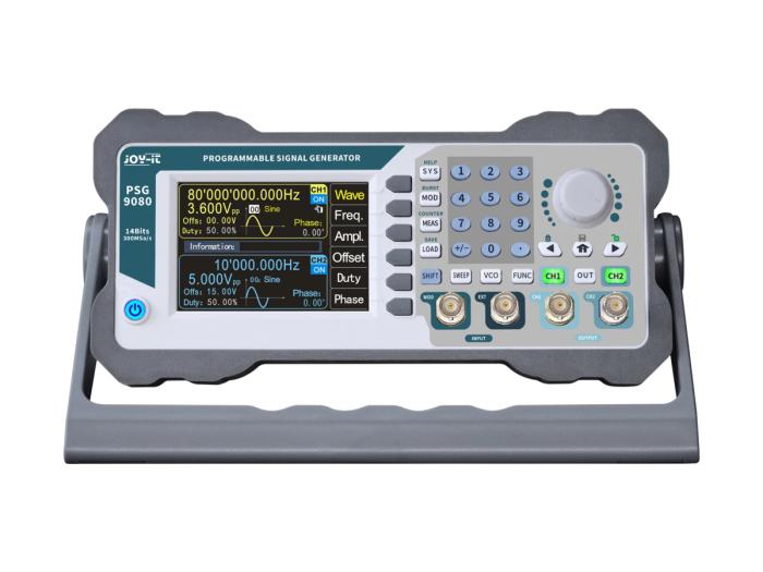 Funktionsgenerator 80MHz 2-kanal PSG9080 @ electrokit (1 av 3)