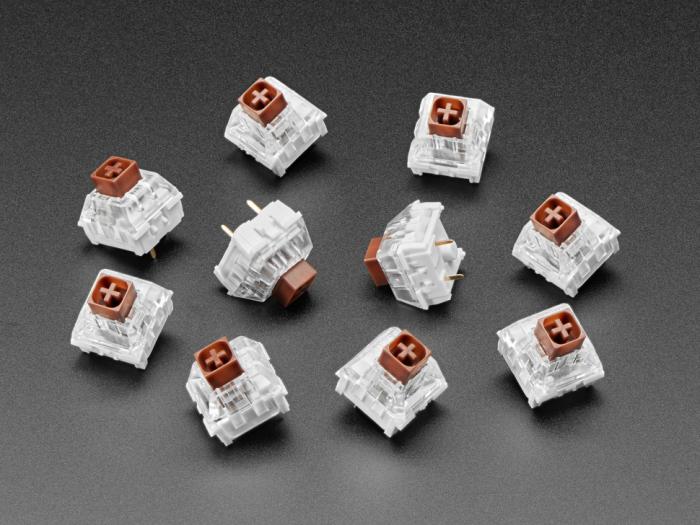 MX brown Kailh switch - 10 pcs @ electrokit (2 of 2)