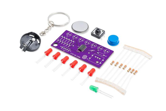 Reaction game Stop Me with microcontroller - soldering kit @ electrokit (2 of 5)