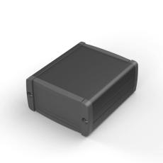 Aluminium enclosure extruded 70x60x31mm ABS lid @ electrokit