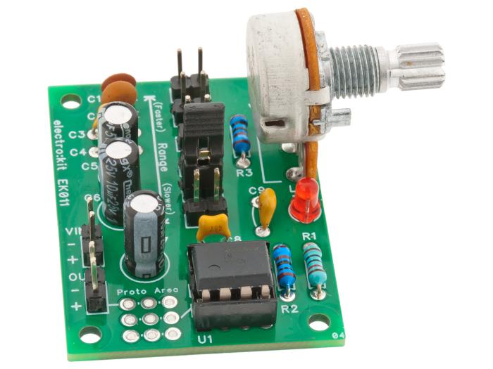 Pulsgenerator 0.8Hz - 260kHz - byggsats @ electrokit (2 av 5)