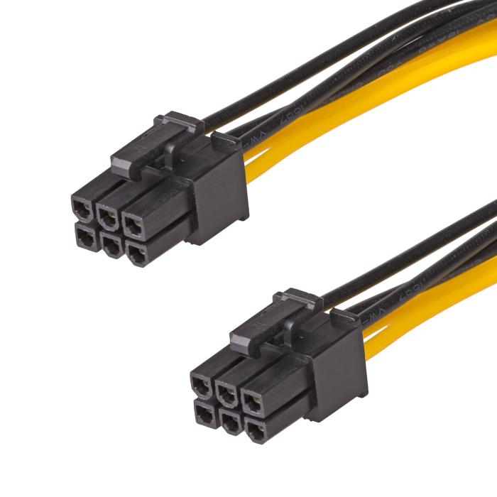 Cable PCIe 6-pin female to female 0.4m @ electrokit (2 of 2)