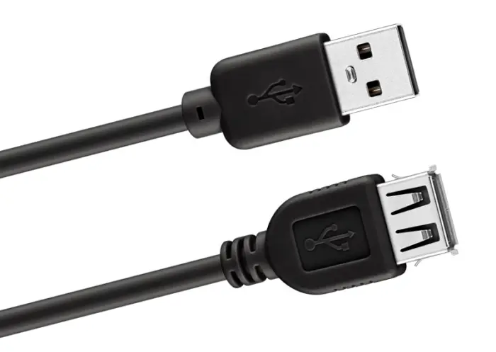 USB-kabel A-hane - A-hona 3m @ electrokit (1 av 1)