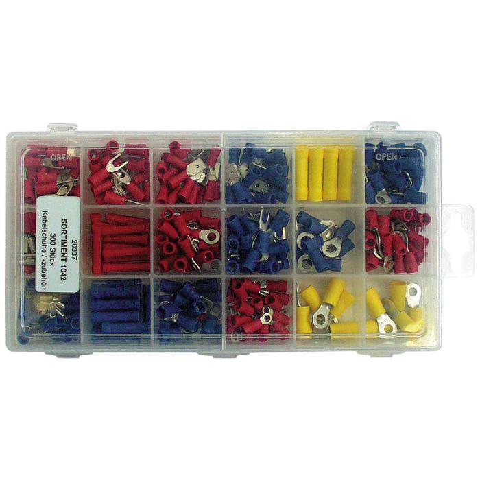 Kabelskor isolerade sortiment 300st @ electrokit (1 av 1)
