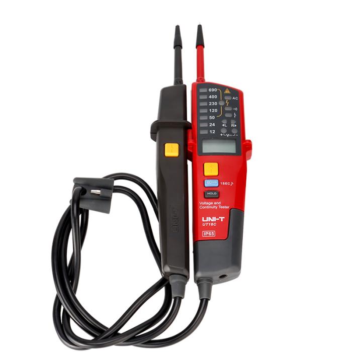 Voltage tester AC/DC 12-690V Uni-T UT18C @ electrokit (1 of 4)