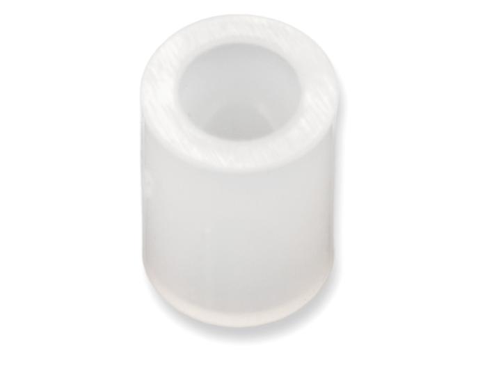 Distans 3.7/2.2 x 5mm plast vit @ electrokit (1 av 1)