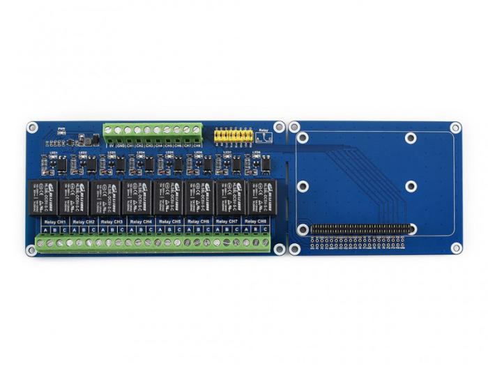 8x Reläkort för Raspberry Pi DIN-skena @ electrokit (2 av 7)