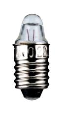 Gl&ouml;dlampa E10 2.2V 250mA 0.55W med lins @ electrokit
