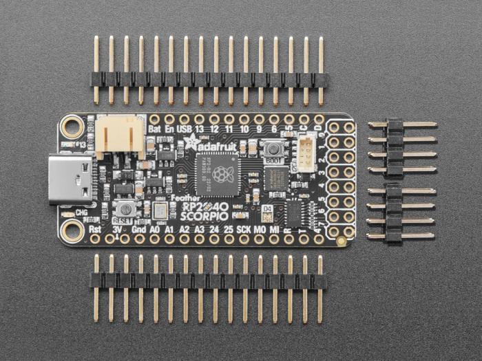 Adafruit Feather RP2040 SCORPIO - NeoPixel-drivkort 8-kan @ electrokit (3 of 8)