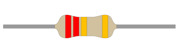 Resistor 1W 5% 2.2ohm (2R2) @ electrokit (1 of 1)