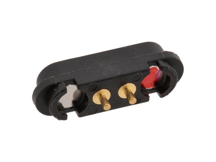 2-pol hona magnetisk pogo-pin-kontakt @ electrokit (2 av 2)