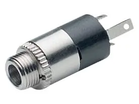 3.5mm hona 3-pol stereo chassi @ electrokit