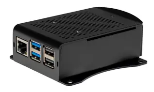 Inbyggnadslåda för Raspberry Pi 5 - VESA 75 @ electrokit