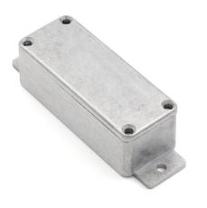 Aluminium enclosure die-cast flange 89x35x30mm IP66 @ electrokit