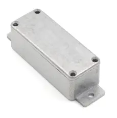 Aluminiuml&aring;da gjuten med fl&auml;ns 89x35x30mm IP66 @ electrokit