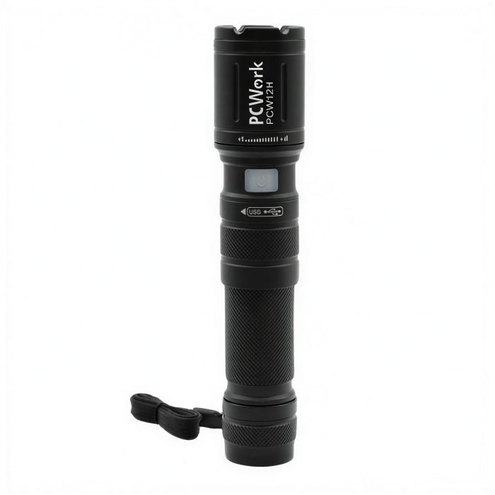 Zoom-ficklampa 600lm 2000mAh Li-Ion USB-C @ electrokit (2 av 9)